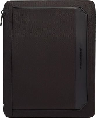 Piquadro Tassen, Heren, Zwart, ONE Size, Leer, Notepadhouder met i Pad-compartiment