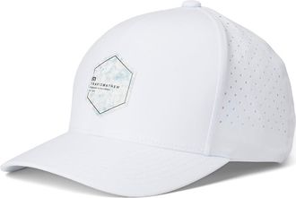 Travis Mathew Ocean Vessel Traditional Mens Hats White, Cotton/Elastane/Polyester