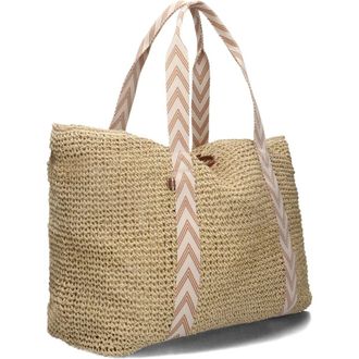 Becks&ouml;ndergaard Dames, Tassen, Beige, Maat: ONE Size Linnen