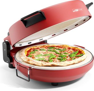 Clatronic Pm3787 M&aacute;quina Para Pizza Roja 32 Cm