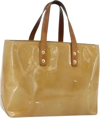 Louis Vuitton Pre-owned Vintage Handtas - Dames - Vintage Handtas - Beige - ONE Size - Leer - Vintage