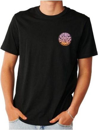 Rip Curl Wettie Passage Icon Tee T-Shirt f&uuml;r Herren | schwarz