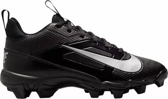 Nike Mens Menace 4 Shark Bg Shoe - Wide In Black/metallic-Silver