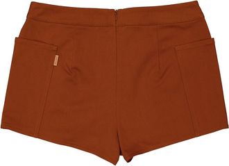 Max Mara Riad Stretch-Cotton Low Waisted Shorts, Brand Size 42 ( US Size 8 )