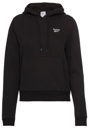 Reebok Sweatshirt REEBOK D Kapuzensweatshirt, Damen, Gr. S (34/36), schwarz, Obermaterial: 70% Baumwolle, 30% Polyester, Sweatshirts Sweatshirt