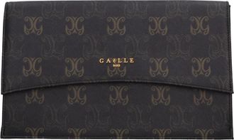 Ga&euml;lle Paris Faux Leather Bag - Dames - Portefeuilles - Zwart - ONE Size - Leer - Accessoires