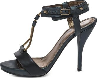 Lanvin Sandali in pelle 105mm - Verde