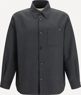 Valentino Giacca con VLogo in misto lana Man 50