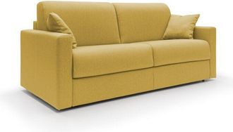 Divani.Store Chris Sof&aacute; Cama Convertible En Tejido Impermeable 186 Cm (mat. 140x197) Amarillo