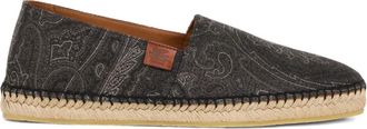 Etro Arnica espadrilles met paisley-jacquard - Zwart