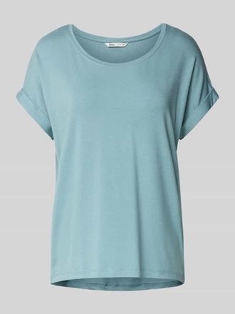 Only Relaxed Fit T-Shirt aus Viskose-Mix Modell MOSTER in Ocean, Gr&ouml;&szlig;e XS