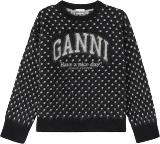 Ganni Mujer, Jerseys, Negro, Talla: XS