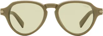 Ermenegildo Zegna EZ0252 Acetate Pilot Sunglasses - Light Brown