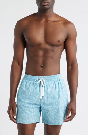 Chubbies Whirlpool Classic Lined 5.5-Inch Swim Trunks in Turquoise/Aqua at Nordstrom, Size Xx-Large