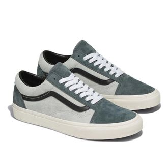 Vans Mens Vans Old Skool Pig VN000CP5G0Z Sneakers Gray Suede Platform Shoes HTAT171