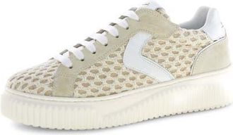 Voile Blanche Lipari Piped Sneaker in Cream at Nordstrom, Size 10Us