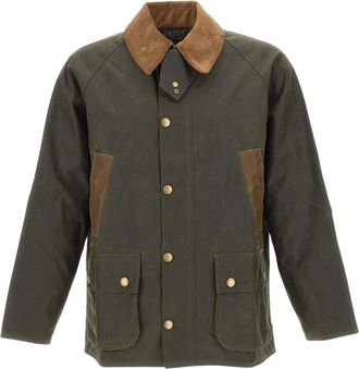 Barbour Jassen, Heren, Groen, L, Katoen, Desertdale Waxed Jacket