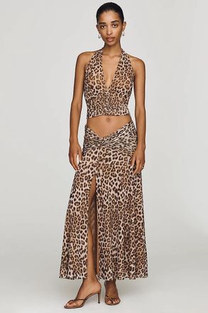 Bardot Elera Mesh Midi Skirt
