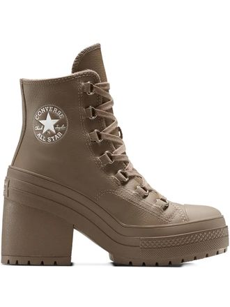 Converse Chuck 70 lace-up block-heel boots - Brown