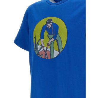 J.W.Anderson Graphic Print T-Shirt - Blue