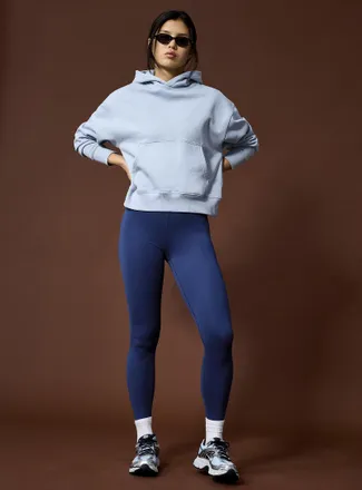 I.FIV5 Womens Velvety high-waisted legging 28 length