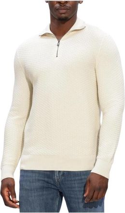 HUGO BOSS H-Ulicio Trui - Heren - Coltruien - Beige - 3XL - Katoen - Truien & Vesten