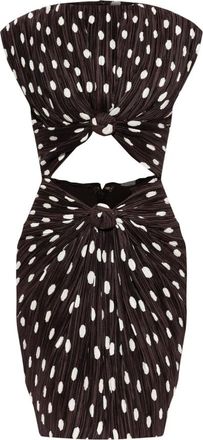 Cult Gaia Dames, Jurken, Bruin, Maat: 3XS