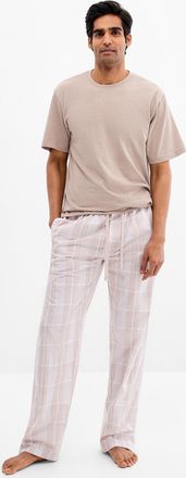 Majestic Mens Minimalist check pyjama set