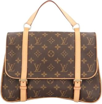 Louis Vuitton Pre-owned Backpacks, female, Brown, Size: ONE SIZE Pre-owned Marelle Sac A Dos