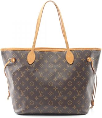 Louis Vuitton Brown Coated Canvas Pvc Monogram Leather Tote Bag (Pre-Owned)