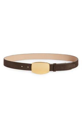 Rag & Bone Wyatt Leather Belt in Brown at Nordstrom, Size Medium