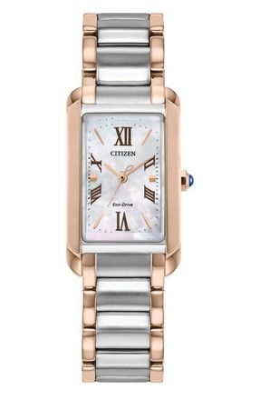 Citizen Bianca Classic Bracelet Watch, 19.5mm in Two-Tone at Nordstrom