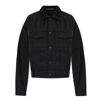 Fear of God Trucker Jacket - Heren - Zomerjassen - Zwart - L - Nylon - Jassen