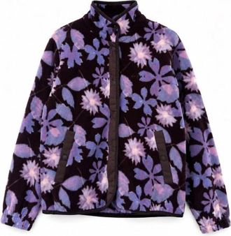 Mazine Fleet Printed Fleece Jacket Fleecejacke f&uuml;r Damen | bunt