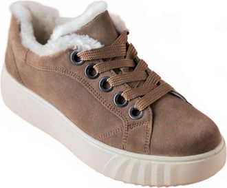 Ara Womens Mikky Sneaker In Sesame Suede