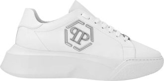 Philipp Plein unisex, Schoenen, Wit, Maat: 46 EU Leer