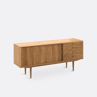 La Redoute Interieurs Vintage buffetkast, 2 deuren, 4 lades, Quilda