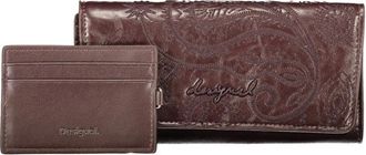 Desigual Siroco Marina Portemonnee - Dames - Portefeuilles - Bruin - ONE Size - Accessoires