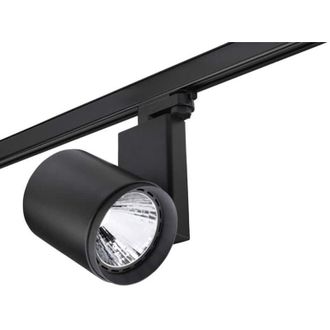 Leds - C4 Ledsc4 Mach3 - Foco De Carril Led 44w Y 4282lm Con Luz Neutra 4000k. Di&aacute;metro 10.1cm. Estructura De Aluminio. Color Negro