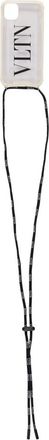 Valentino Garavani i Phone 11 Hoesje - Heren - Telefoonaccessoires - Grijs - ONE Size - Polyester - Accessoires