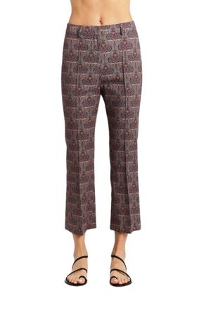Drew Angelica Printed Pant In Admiral