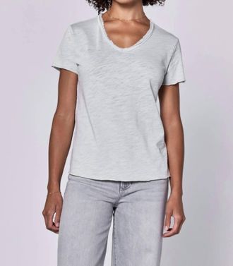 Dear John Denim Vanya Short Sleeve Tee In Dawn Blue