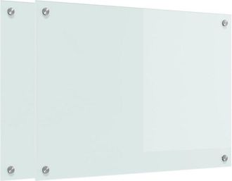 vidaXL Salpicadero De Cocina 2 Pcs 70 X 50 Cm Vidrio Templado Vidaxl