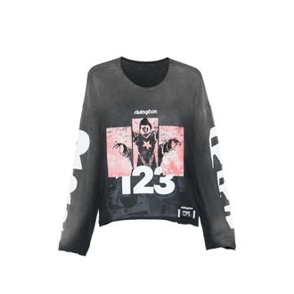 RRR123 Graphic-print Long-sleeve T-shirt