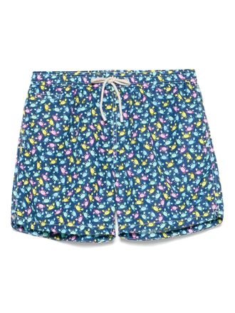 MC2 Saint Barth Crabby Multi-print swim shorts - men - Polyamide/Recycled Polyester/Elastane - S - Blue