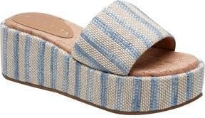 Marc Fisher Daylin Platform Sandal in Dark Blue at Nordstrom Rack, Size 6.5