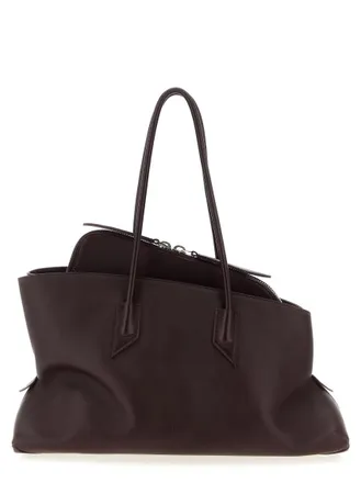 The Attico Purple La Passeggiata Medium Shoulder Bag