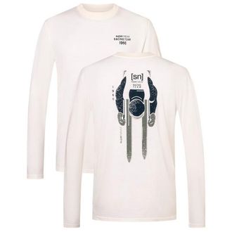 super.natural Racing Teabio Jersey L/S Merinolongsleeve f&uuml;r Herren | wei&szlig;
