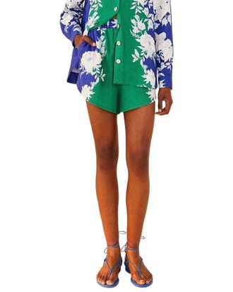 Farm Rio Linen-Blend Soft Garden Short