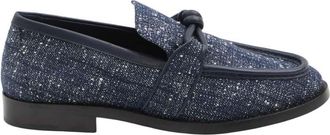 Bottega Veneta Blue Astaire Loafers